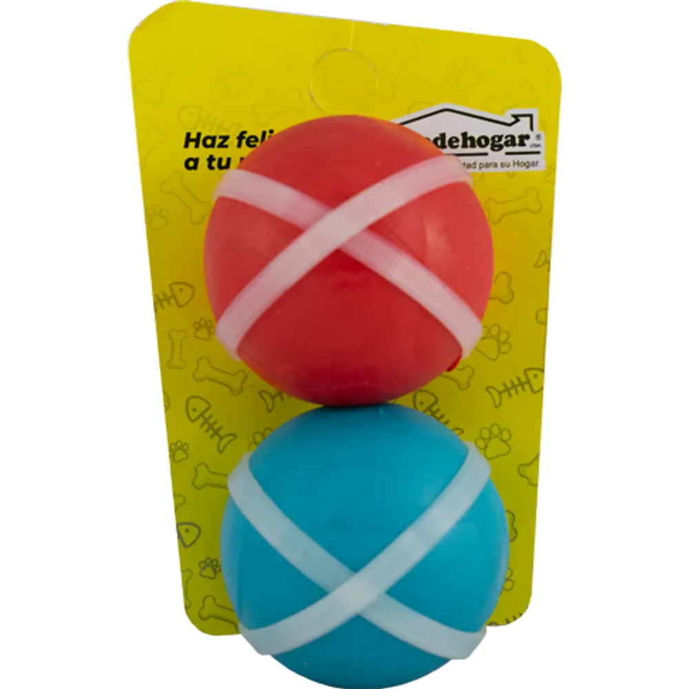 Pelota maciza pequeña x 2